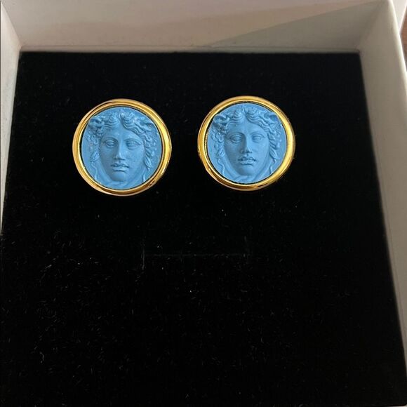 NEW GrandTour Collection Gioielli Italian Cufflink Medusa Set - Picture 4 of 6